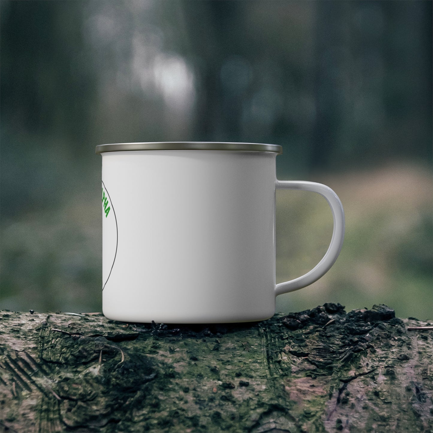Enamel Camp Mug with Logo