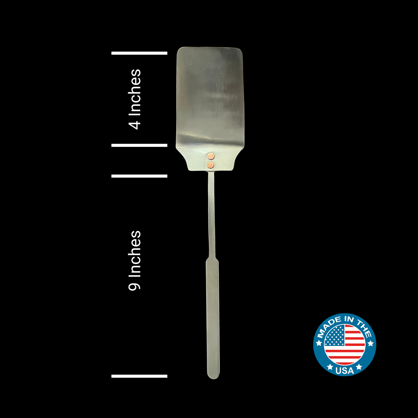 Stainless Steel Spatula with Copper Rivets