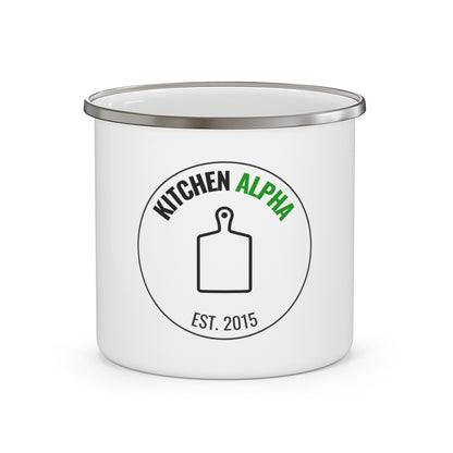 Enamel Camp Mug with Logo
