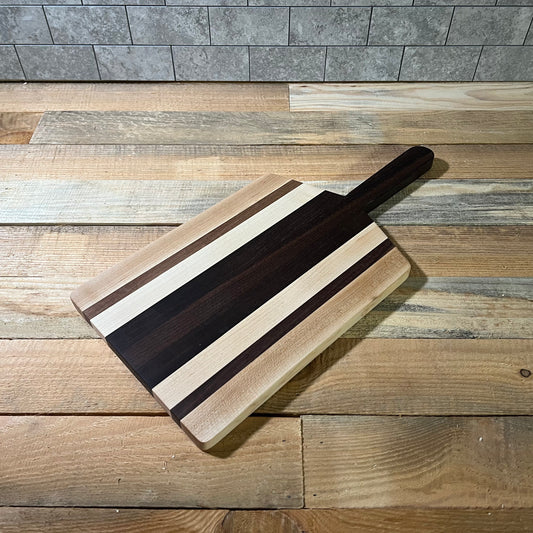 Small Cutting Board with Handle (Walnut & Maple)