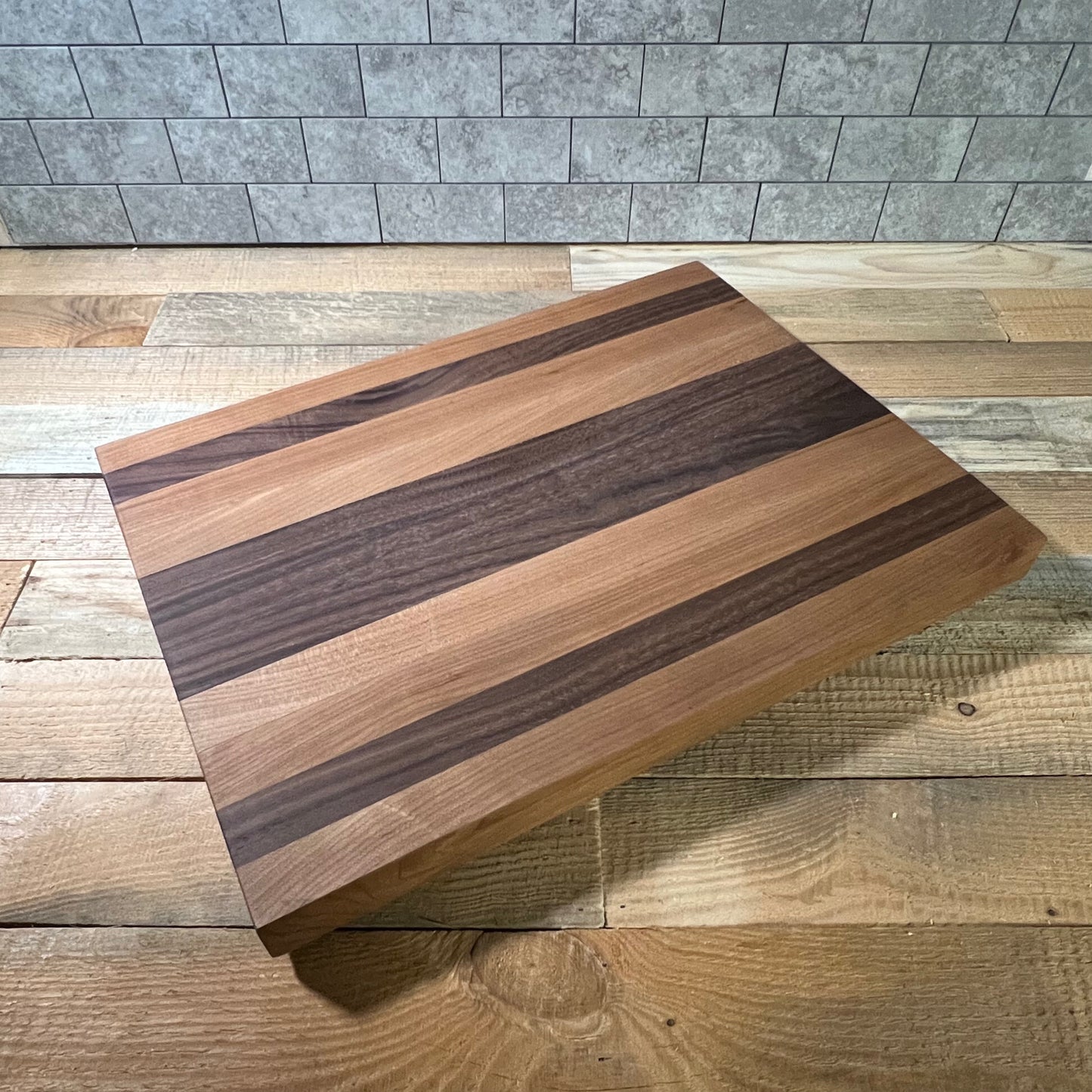 Medium Striped Cutting Board (Cherry & Walnut)