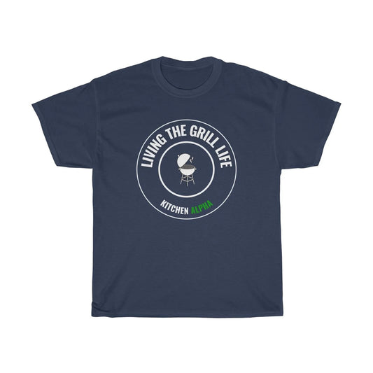 Living the Grill Life T-shirt (Navy)